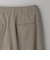 【WEB限定 Wardrobe DAILY MINIMAL】ダブルクロス タックワイドストレートパンツ -ウォッシャブル-