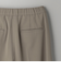 【WEB限定 Wardrobe DAILY MINIMAL】ダブルクロス タックワイドストレートパンツ -ウォッシャブル-