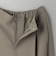 【WEB限定 Wardrobe DAILY MINIMAL】ダブルクロス タックワイドストレートパンツ -ウォッシャブル-