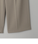 【WEB限定 Wardrobe DAILY MINIMAL】ダブルクロス タックワイドストレートパンツ -ウォッシャブル-