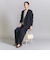【WEB限定 Wardrobe DAILY MINIMAL】ダブルクロス タックワイドストレートパンツ -ウォッシャブル-
