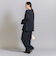 【WEB限定 Wardrobe DAILY MINIMAL】ダブルクロス タックワイドストレートパンツ -ウォッシャブル-