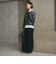 【WEB限定 Wardrobe DAILY MINIMAL】ダブルクロス タックワイドストレートパンツ ウォッシャブル