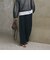 【WEB限定 Wardrobe DAILY MINIMAL】ダブルクロス タックワイドストレートパンツ ウォッシャブル