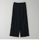 【WEB限定 Wardrobe DAILY MINIMAL】ダブルクロス タックワイドストレートパンツ -ウォッシャブル-