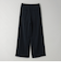 【WEB限定 Wardrobe DAILY MINIMAL】ダブルクロス タックワイドストレートパンツ -ウォッシャブル-