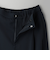 【WEB限定 Wardrobe DAILY MINIMAL】ダブルクロス タックワイドストレートパンツ -ウォッシャブル-