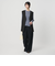 【WEB限定 Wardrobe DAILY MINIMAL】ダブルクロス リボンベルトジレ ウォッシャブル