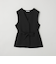 【WEB限定 Wardrobe DAILY MINIMAL】ダブルクロス リボンベルトジレ ウォッシャブル