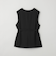 【WEB限定 Wardrobe DAILY MINIMAL】ダブルクロス リボンベルトジレ ウォッシャブル