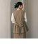 【WEB限定 Wardrobe DAILY MINIMAL】ダブルクロス リボンベルトジレ ウォッシャブル