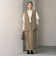 【WEB限定 Wardrobe DAILY MINIMAL】ダブルクロス リボンベルトジレ ウォッシャブル