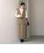 【WEB限定 Wardrobe DAILY MINIMAL】ダブルクロス リボンベルトジレ ウォッシャブル