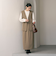 【WEB限定 Wardrobe DAILY MINIMAL】ダブルクロス リボンベルトジレ ウォッシャブル