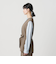 【WEB限定 Wardrobe DAILY MINIMAL】ダブルクロス リボンベルトジレ ウォッシャブル