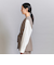 【WEB限定 Wardrobe DAILY MINIMAL】ダブルクロス リボンベルトジレ -ウォッシャブル-