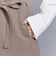 【WEB限定 Wardrobe DAILY MINIMAL】ダブルクロス リボンベルトジレ ウォッシャブル