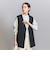 【WEB限定 Wardrobe DAILY MINIMAL】ダブルクロス リボンベルトジレ ウォッシャブル