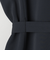 【WEB限定 Wardrobe DAILY MINIMAL】ダブルクロス リボンベルトジレ ウォッシャブル