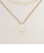 パールモチーフ2連 ネックレス -3WAY-