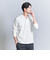 【WEB限定 WARDROBE SMART】クリア ガスコットン ヘンリーネック カットソー【抗菌・防臭】