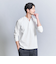【WEB限定 WARDROBE SMART】クリア ガスコットン ヘンリーネック カットソー【抗菌・防臭】