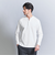 【WEB限定 WARDROBE SMART】クリア ガスコットン ヘンリーネック カットソー【抗菌・防臭】