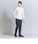 【WEB限定 WARDROBE SMART】クリア ガスコットン ヘンリーネック カットソー【抗菌・防臭】