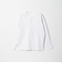 【WEB限定 WARDROBE SMART】クリア ガスコットン ヘンリーネック カットソー【抗菌・防臭】