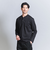 【WEB限定 WARDROBE SMART】クリア ガスコットン ヘンリーネック カットソー【抗菌・防臭】
