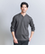【WEB限定 WARDROBE SMART】クリア ガスコットン ヘンリーネック カットソー【抗菌・防臭】
