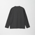 【WEB限定 WARDROBE SMART】クリア ガスコットン ヘンリーネック カットソー【抗菌・防臭】