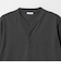 【WEB限定 WARDROBE SMART】クリア ガスコットン ヘンリーネック カットソー【抗菌・防臭】