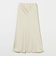 ポリエステルサテン マーメイドフレアスカート