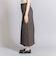 コットン ボックスタック ロングスカート