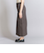 コットン ボックスタック ロングスカート