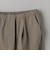 タックゴム ワイドストレート パンツ