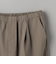 タックゴム ワイドストレート パンツ