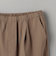 タックゴム ワイドストレート パンツ
