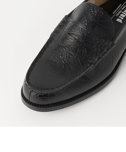 The Kenford Fineshoes＞ エンボス ペイズリー ローファー
