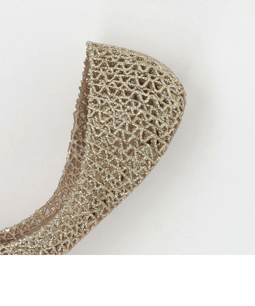 ＜Melissa＞グリッター CAMPANA バレエシューズ Melissa（ファッション） バレエシューズ パンプス 「Melissa