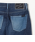 ＜BONNY WOVEN＞パッチワーク デニム パンツ