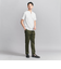 【WEB限定 WARDROBE SMART】クリア  ガスコットン ヘンリーネック カットソー【抗菌・防臭】