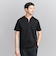 【WEB限定 WARDROBE SMART】クリア  ガスコットン ヘンリーネック カットソー【抗菌・防臭】