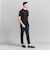 【WEB限定 WARDROBE SMART】クリア  ガスコットン ヘンリーネック カットソー【抗菌・防臭】