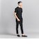 【WEB限定 WARDROBE SMART】クリア  ガスコットン ヘンリーネック カットソー【抗菌・防臭】