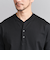 【WEB限定 WARDROBE SMART】クリア  ガスコットン ヘンリーネック カットソー【抗菌・防臭】