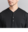 【WEB限定 WARDROBE SMART】クリア  ガスコットン ヘンリーネック カットソー【抗菌・防臭】