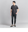【WEB限定 WARDROBE SMART】クリア  ガスコットン ヘンリーネック カットソー【抗菌・防臭】