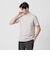 【WEB限定 WARDROBE SMART】クリア  ガスコットン モックネック カットソー【抗菌・防臭】